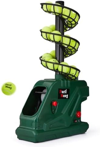 Furlihong 3819BH Tennisballmaschine - Einstellbarer Wurf angle und Geschwindigkeitsinterval, Stufenlose Geschwindigkeits