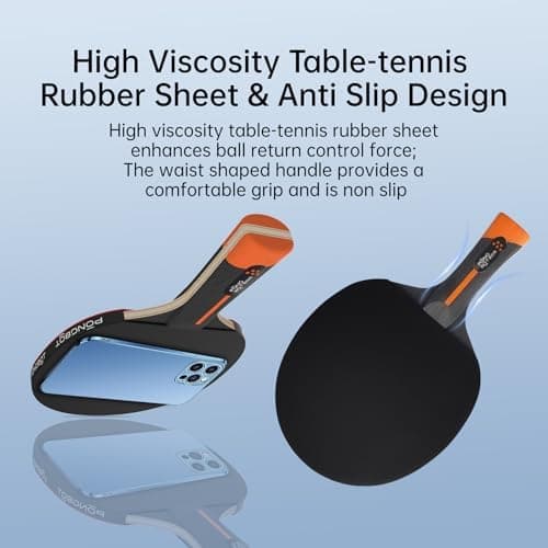 Five-Star Tischtennisschläger für ernsthafte Spieler
| PONGBOT Carbonfaser Tischtennisracket zum HARDSHELL-Koffer
| 7-L