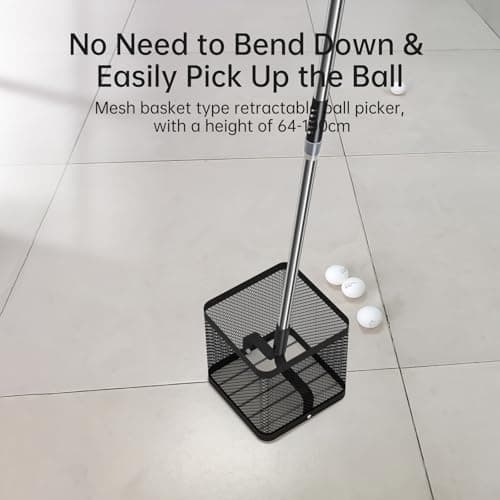 PONGBOT Tischtennisball-Picker - Ideal für Enthusiaste mit dem Sammeln von mehr als 150 Bällen
| PONGBOT Tischtennisbal