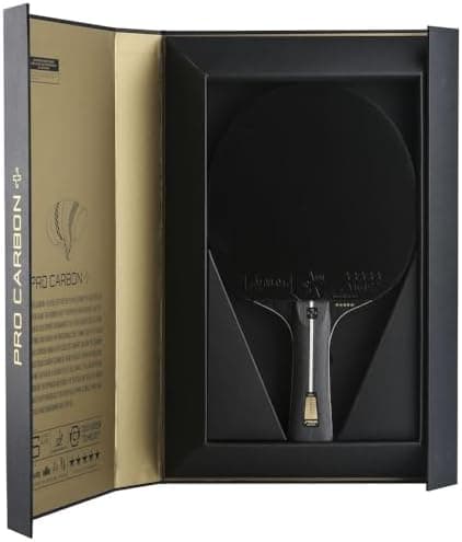 STIGA Pro Carbon Tischtennisschläger - ITTF zugelassen - Verbesserte Geschwindigkeit, Kontrolle und Komfort - Touch Carb