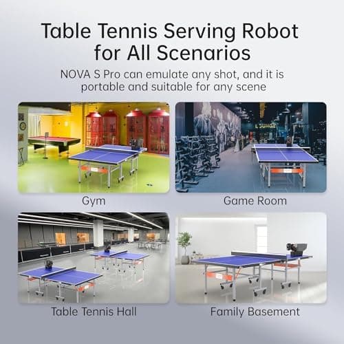 PONGBOT Tischtennis-Roboter + Powerbank + 264 vorgespeicherte Trainingsbohrer  
PONGBOT Tischtennis-Roboter + Fernbedien