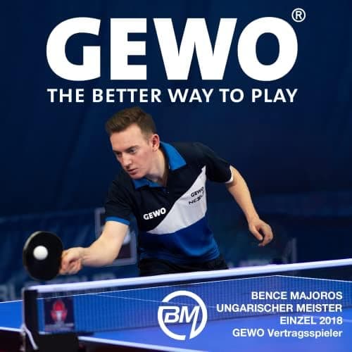 GEWO Sports-Mix Tischtennisbälle für Erwachsene - Plastik Tischtennisbälle - 12 Farbenvollerei, großformatig, perfekt fü