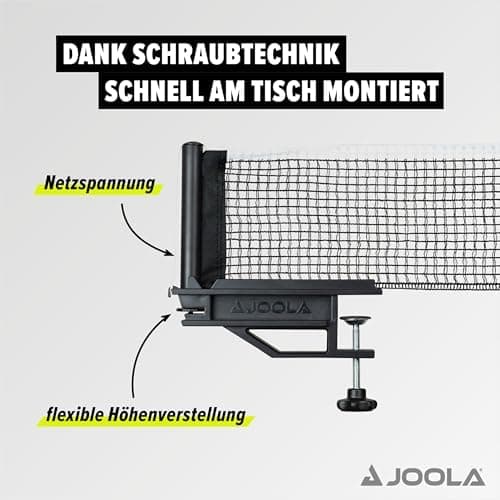 JOOLA Tischtennisnetz Outdoor Freizeitsport - Netzspannung verstellbar, Blau - One Size