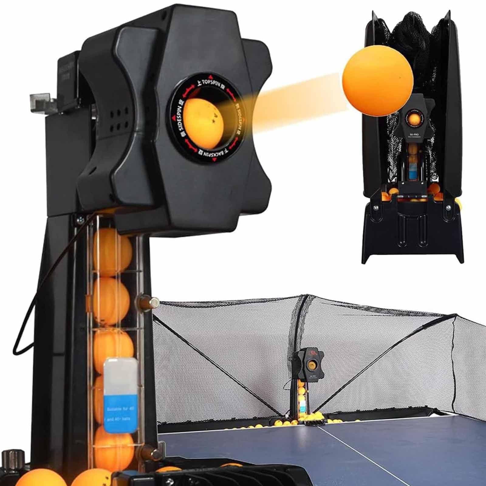 Automatische Tischtennis Ballmaschine für Profis mit 9 Spineinstellungen und Recycling-Netzen
| Pro Tischtennis Trainin